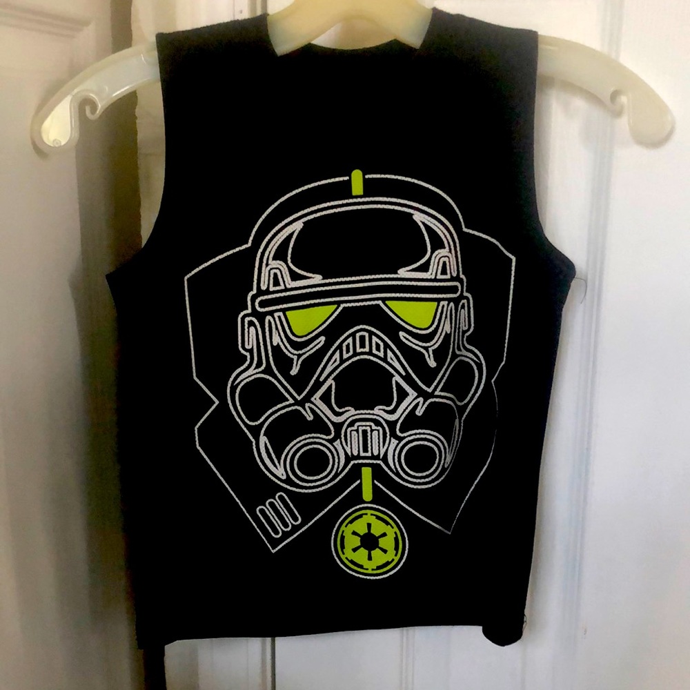 Disney Parks Storm trooper muscle shirt Kids Sz XS